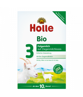 Holle Goat Stage 3 Organic (Bio) Baby Milk Formula With DHA (400g)